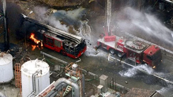 Nổ lớn liên tiếp tại nhà máy hóa chất Nhật Bản gây nhiều thương vong ảnh 2 Nổ lớn liên tiếp tại nhà máy hóa chất Nhật Bản gây nhiều thương vong ảnh 2