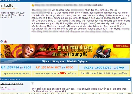 Lừa bán sim đẹp qua mạng ảnh 1