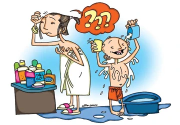 Có nên gội đầu bằng sữa tắm? ảnh 1