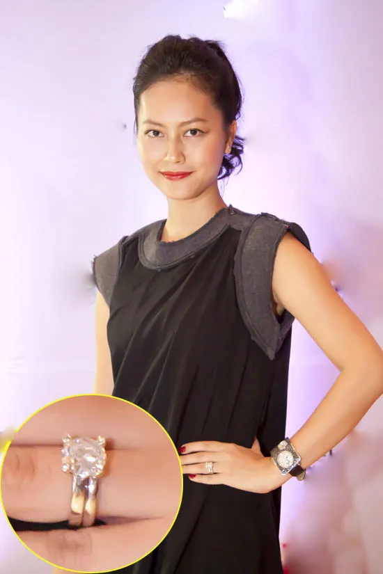 Đỗ Hải Yến lộ nhẫn cưới "khủng" ảnh 1