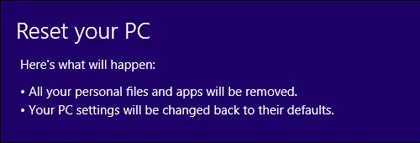 Tìm hiểu chức năng Refresh và Reset trên Windows 8 ảnh 3 Tìm hiểu chức năng Refresh và Reset trên Windows 8 ảnh 3