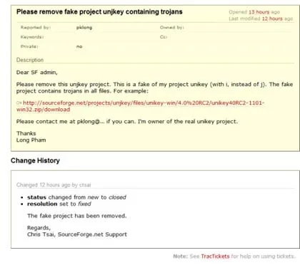 Trojan chèn vào phần mềm Unikey, website Unikey.org bị hacker kiểm soát? ảnh 2 Trojan chèn vào phần mềm Unikey, website Unikey.org bị hacker kiểm soát? ảnh 2