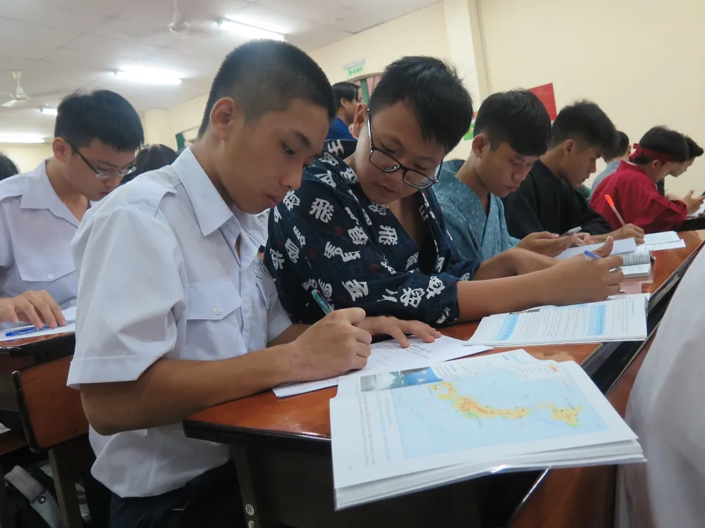 Độc đáo giờ học tái hiện về đất nước Nhật Bản ảnh 5 Độc đáo giờ học tái hiện về đất nước Nhật Bản ảnh 5