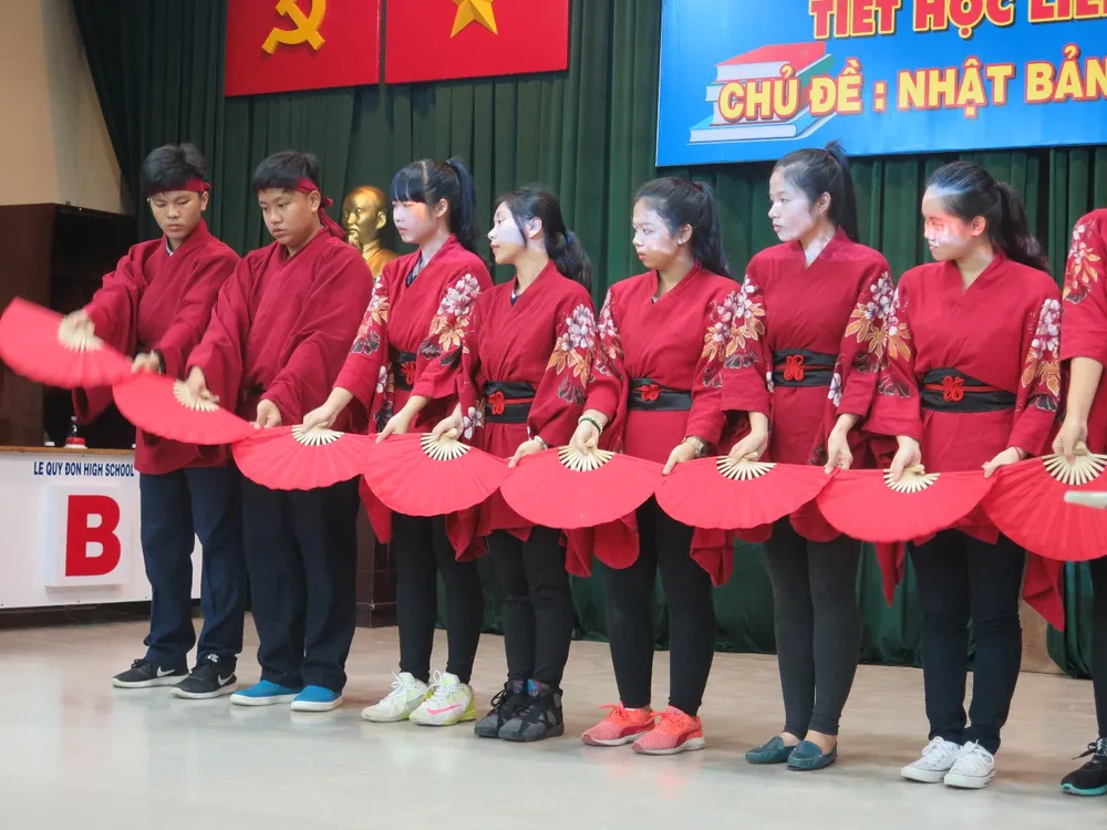 Độc đáo giờ học tái hiện về đất nước Nhật Bản ảnh 1 Độc đáo giờ học tái hiện về đất nước Nhật Bản ảnh 1