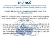 Trường Phổ thông Năng khiếu lên tiếng xin lỗi liên quan vụ Ngô Hoàng Anh