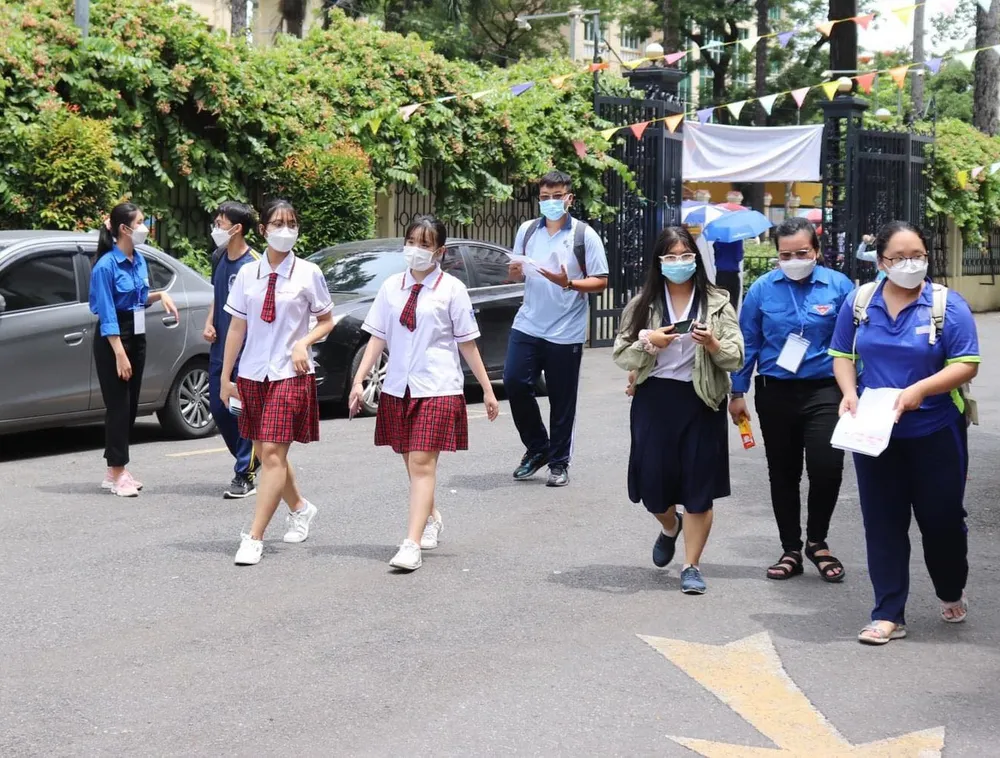 Thí sinh dự thi đánh giá năng lực chuyên biệt năm 2022. Ảnh: NT