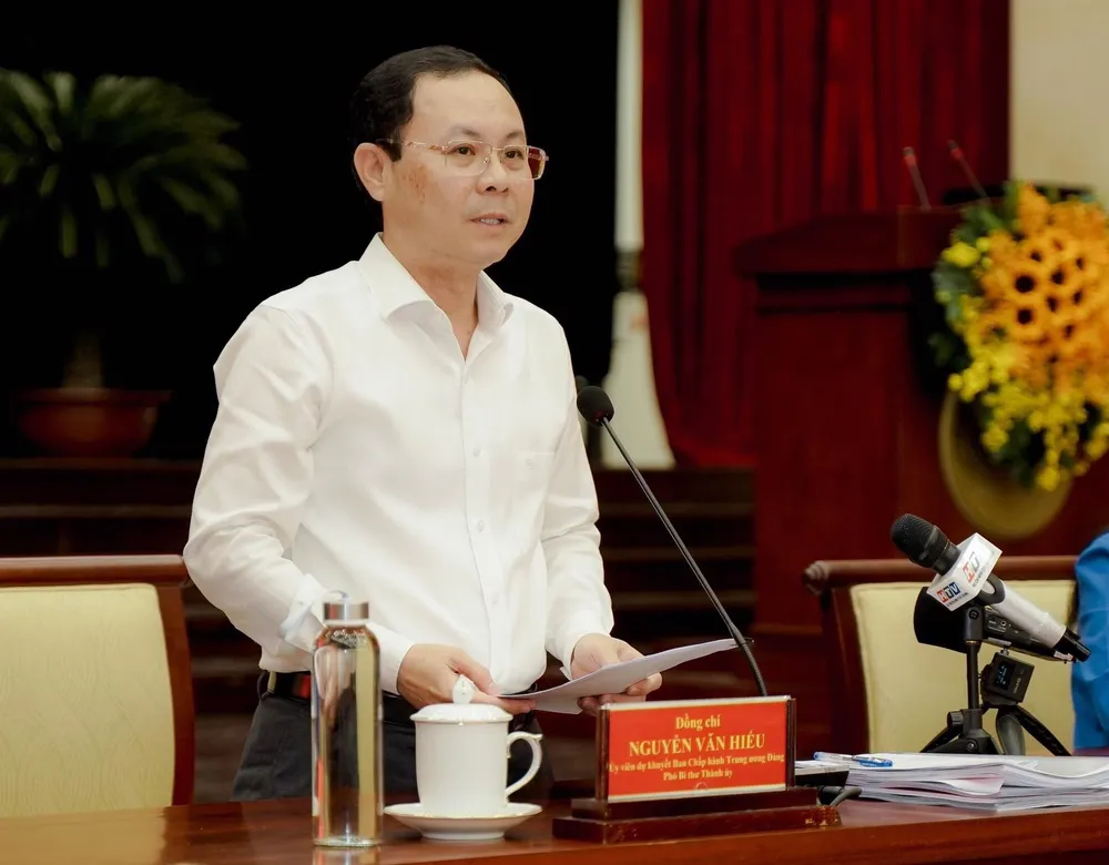 Phó Bí thư Thành ủy TP.HCM Nguyễn Văn Hiếu. Ảnh: TĐ Phó Bí thư Thành ủy TP.HCM Nguyễn Văn Hiếu. Ảnh: TĐ