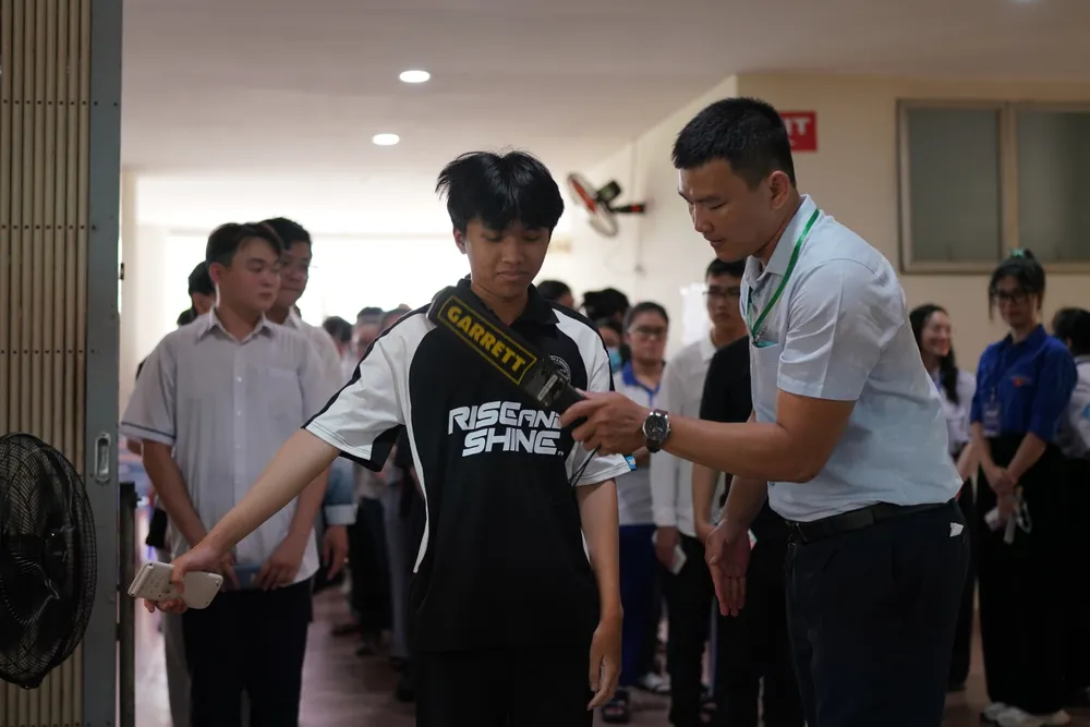 Thí sinh dự thi đánh giá năng lực chuyên biệt đợt 1 của Trường ĐH Sư phạm TP.HCM vừa qua. Ảnh: TP Thi đánh giá năng lực năm 2024