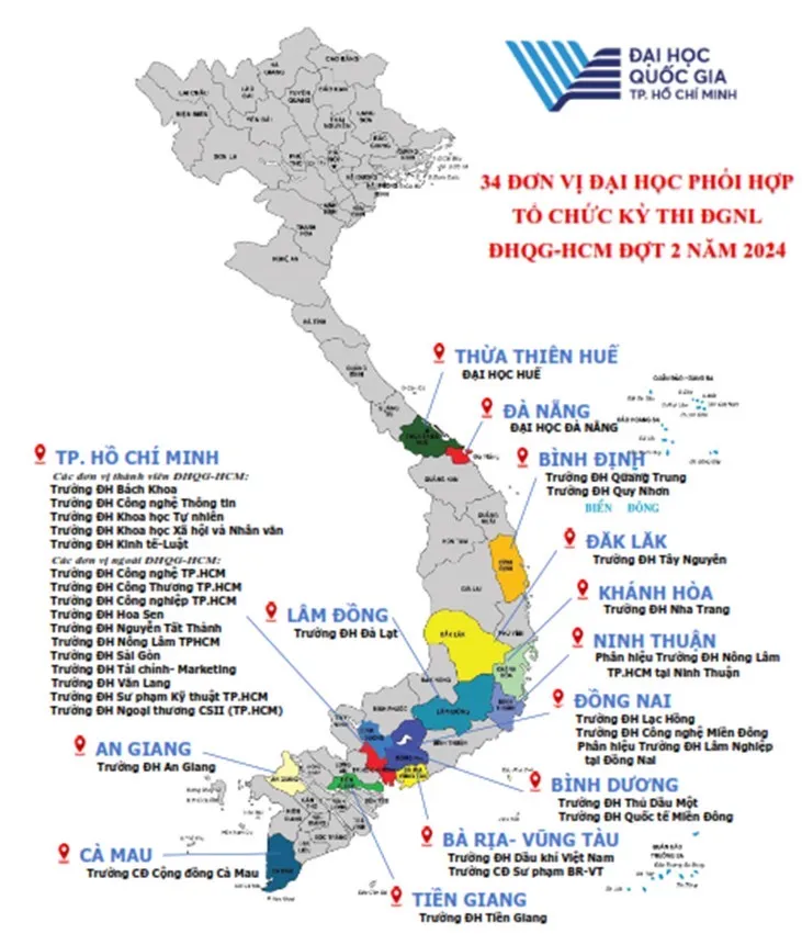 Kỳ thi đánh giá năng lực đợt 2 ĐH Quốc gia TP.HCM