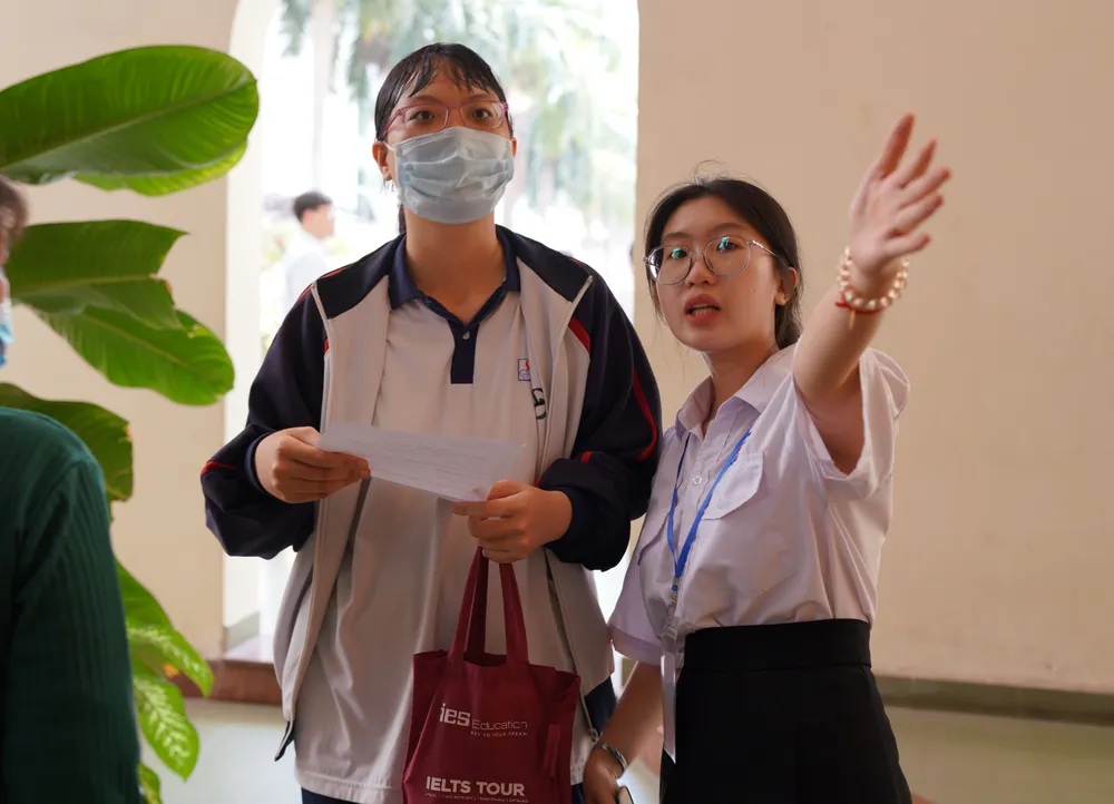 Thí sinh thi đánh giá năng lực chuyên biệt để xét tuyển vào Trường ĐH Sư phạm TP.HCM. Ảnh: SP điểm chuẩn ngành sư phạm tp.hcm