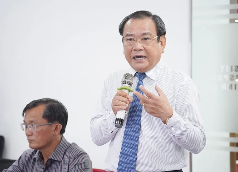Tổng biên tập Mai Ngọc Phước. Ảnh: THUẬN VĂN truyen-thong-noi-bo-truong-dai-hoc (5).jpg