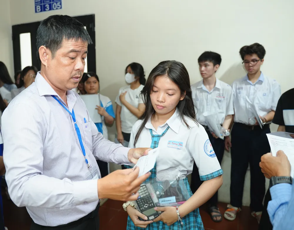 Thí sinh dự thi đánh giá năng lực đợt 1 vừa qua tại điểm thi Trường ĐH Công Thương TP.HCM. Ảnh: ST thi đánh giá năng lực năm 2025