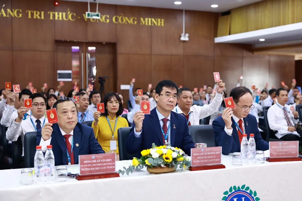 Trường Đại học Luật TP.HCM đại hội đại biểu