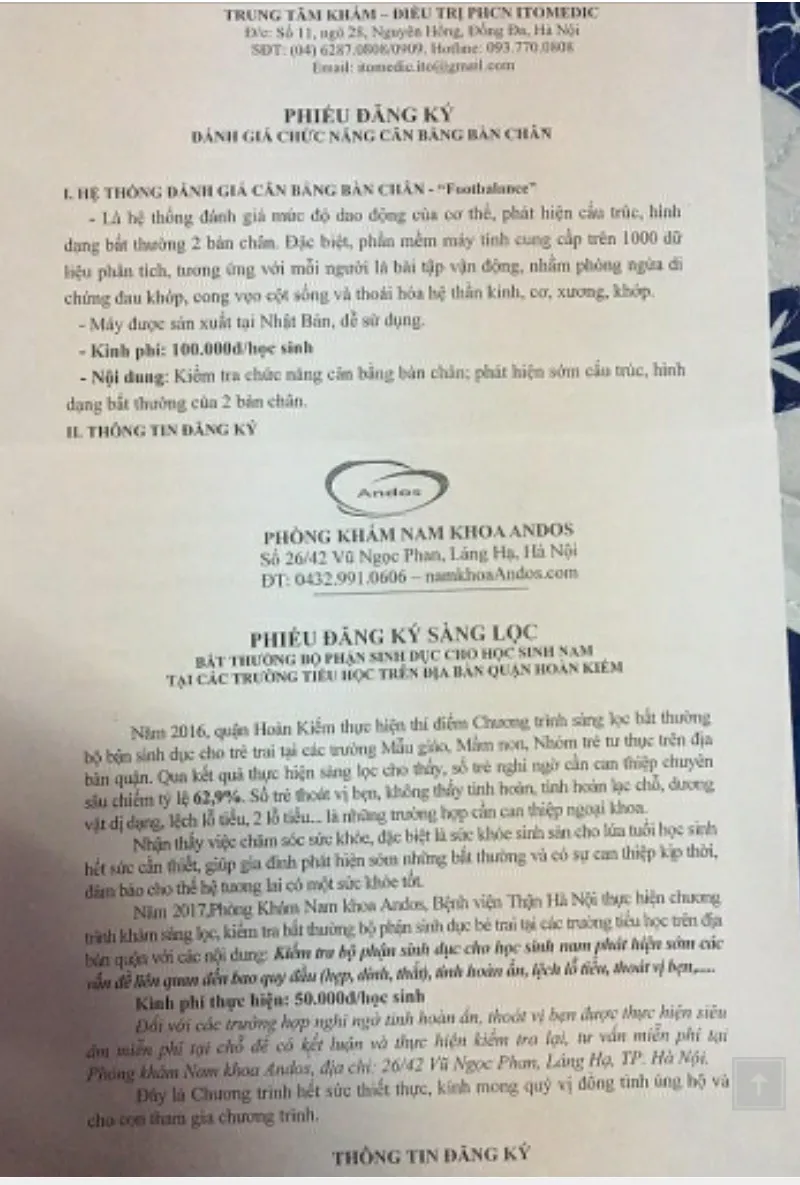  Choáng với số liệu bất thường trong phiếu khám của con ảnh 2
