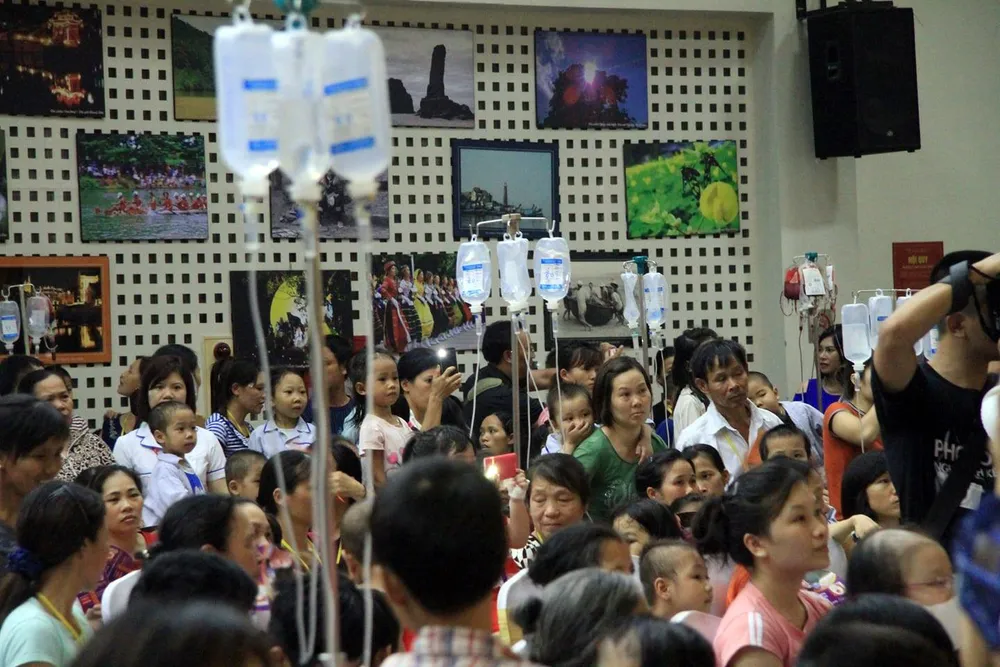 Tết thiếu nhi của những ‘chiến binh nhí' trong bệnh viện ảnh 2