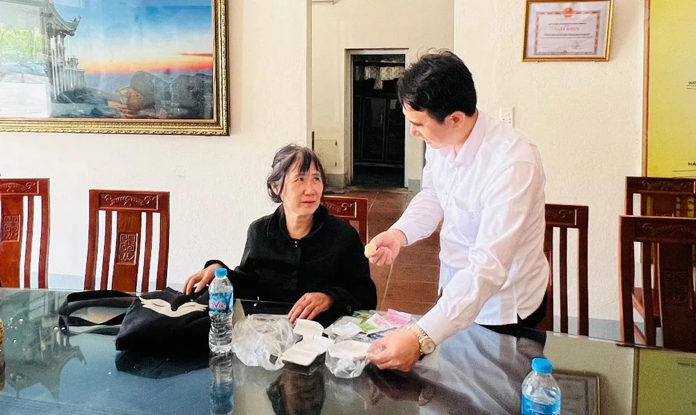 Bà Liên cho biết đã có lúc bà cảm thấy rất hoảng vì không ai nghe thấy tiếng kêu cứu của mình. Ảnh: CTV Bà Liên cho biết đã có lúc bà cảm thấy rất hoảng vì không ai nghe thấy tiếng kêu cứu của mình. Ảnh: CTV