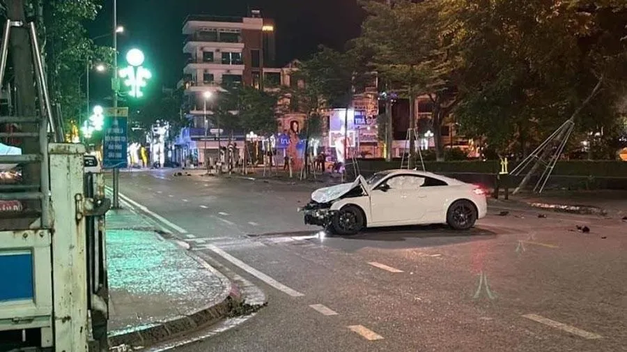 Hiện trường vụ tai nạn. Ảnh: CTV Hiện trường vụ tai nạn. Ảnh: CTV