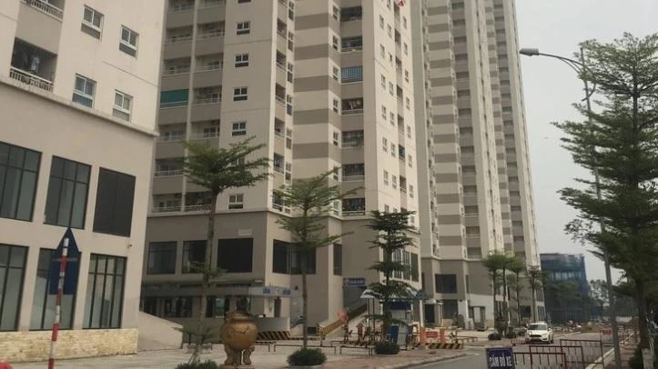 Chung cư Mipec nơi xảy ra sự việc. Ảnh CTV