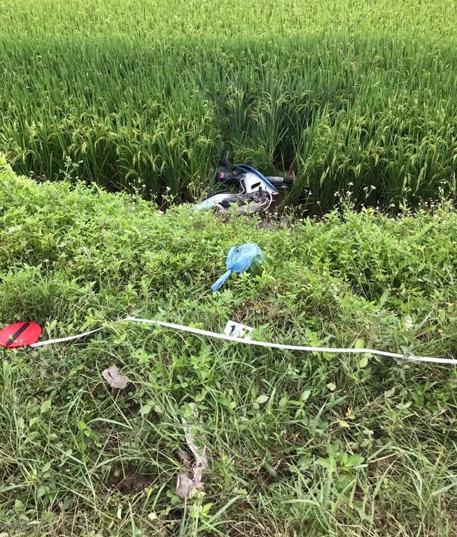 Hiện trường vụ hỗn chiến. Ảnh: Công an Bắc Giang