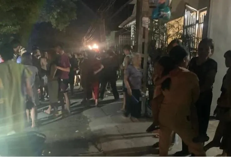 Thời điểm xảy ra vụ việc. Ảnh CTV