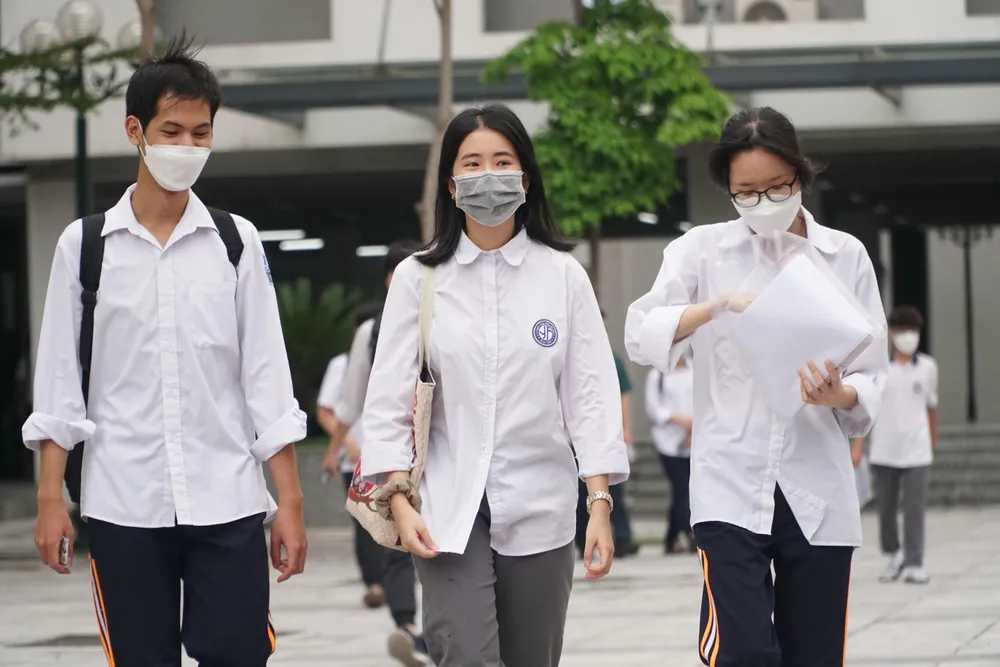 Thí sinh dự thi tốt nghiệp THPT năm 2022. Ảnh PHI HÙNG