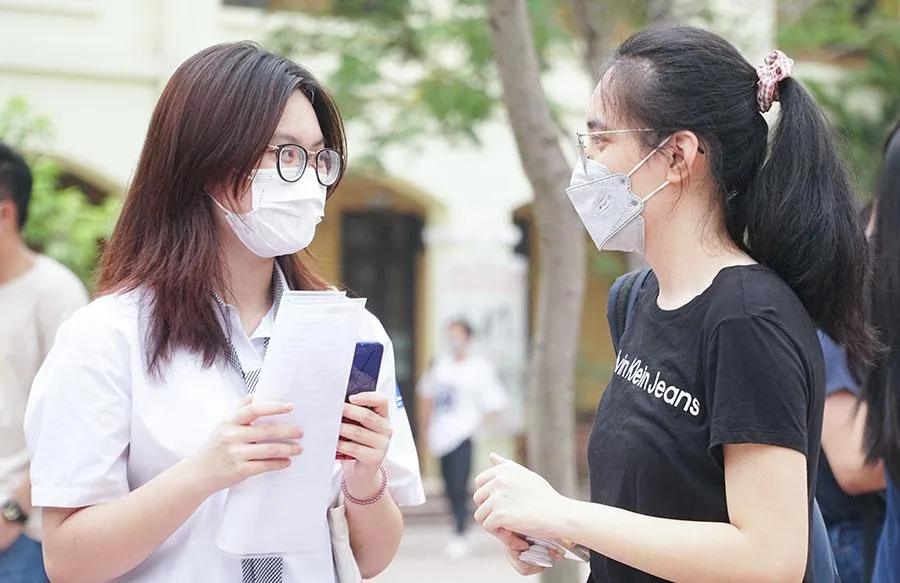 Thí sinh dự thi tốt nghiệp THPT năm 2022. Ảnh PHI HÙNG