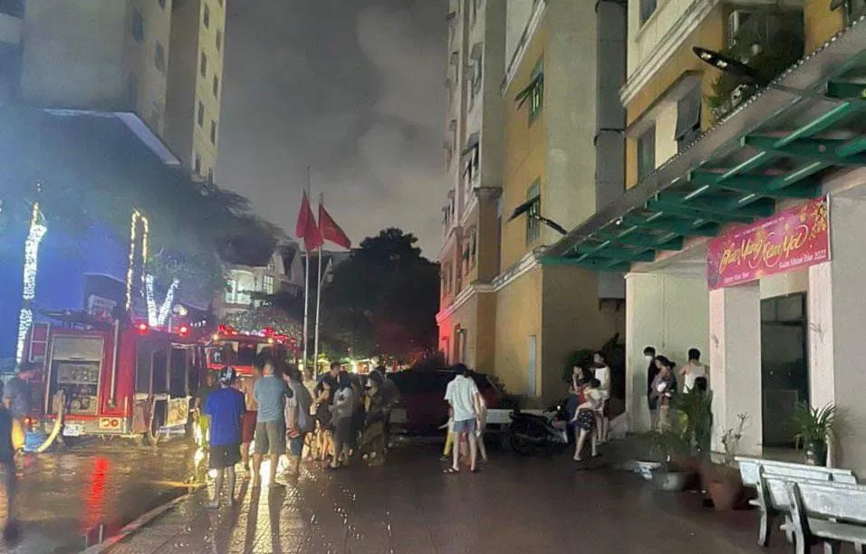 Sự việc khiến nhiều cư dân ở đây tháo chạy. Ảnh CTV