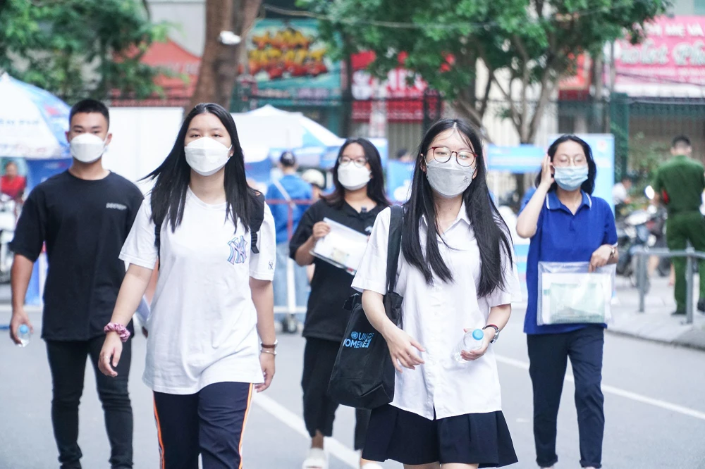 Thí sinh dự thi tốt nghiệp THPT năm 2022. Ảnh: PHI HÙNG