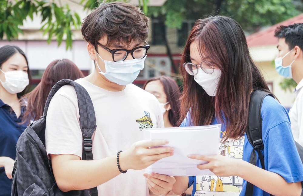 Thí sinh dự thi tốt nghiệp THPT năm 2022. Ảnh PHI HÙNG