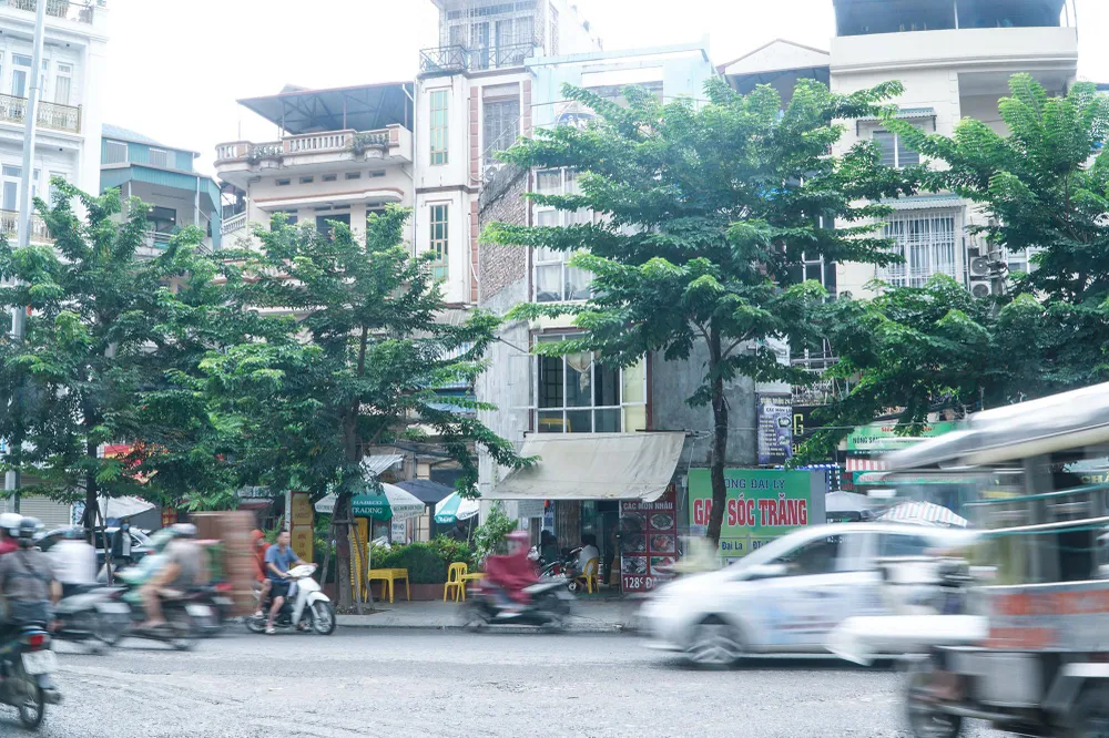 Hiện trạng ngôi nhà nằm trên một đảo nhỏ rộng khoảng 100 mét vuông, ven đường Vành đai 2. Một mặt là phố Đại La, các mặt tiền còn lại hướng ra các đường ngõ bên trong.
