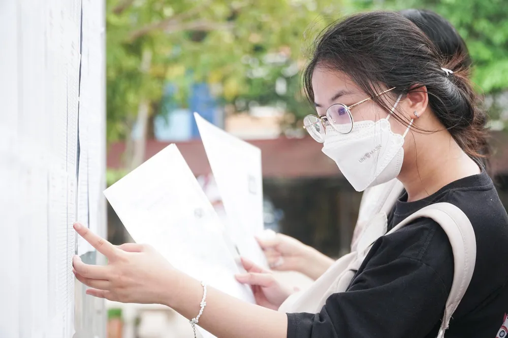 Thí sinh dự thi tốt nghiệp THPT năm 2022. Ảnh PHI HÙNG