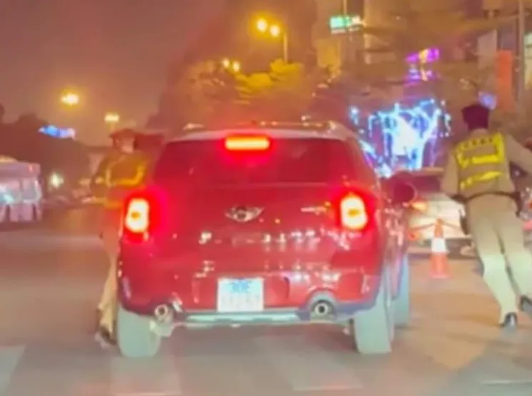 Thời điểm xảy ra sự việc. Ảnh CTV