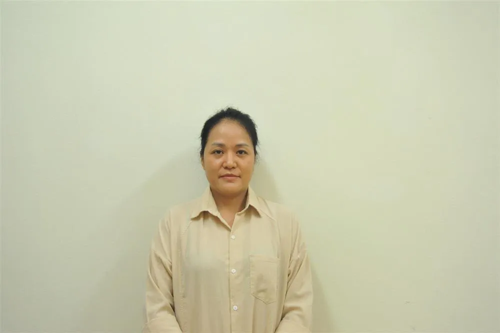 Bị can Phan Thị Thu Thủy. Ảnh BCA img_2205.jpg