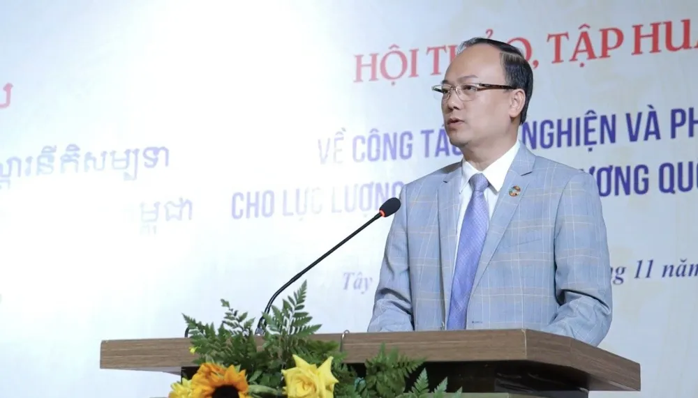 tập huấn công tác cai nghiện cho Vương quốc Campuchia