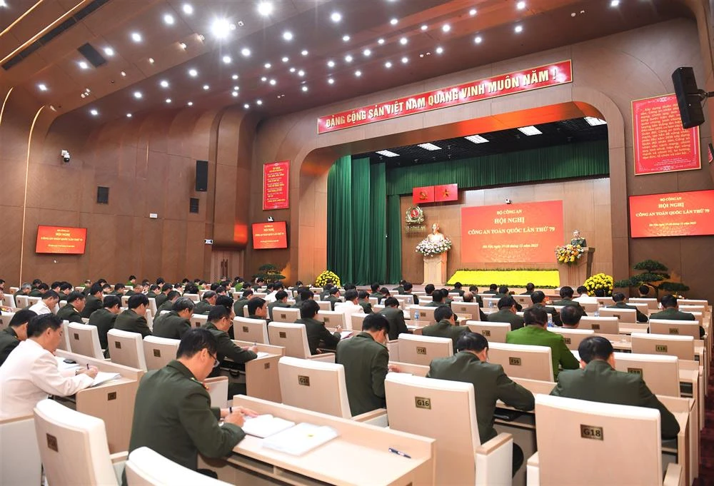 Toàn cảnh Hội nghị Công an toàn quốc lần thứ 79. Ảnh CA hoi-nghi-cong-an-toan-quoc-6946.jpg