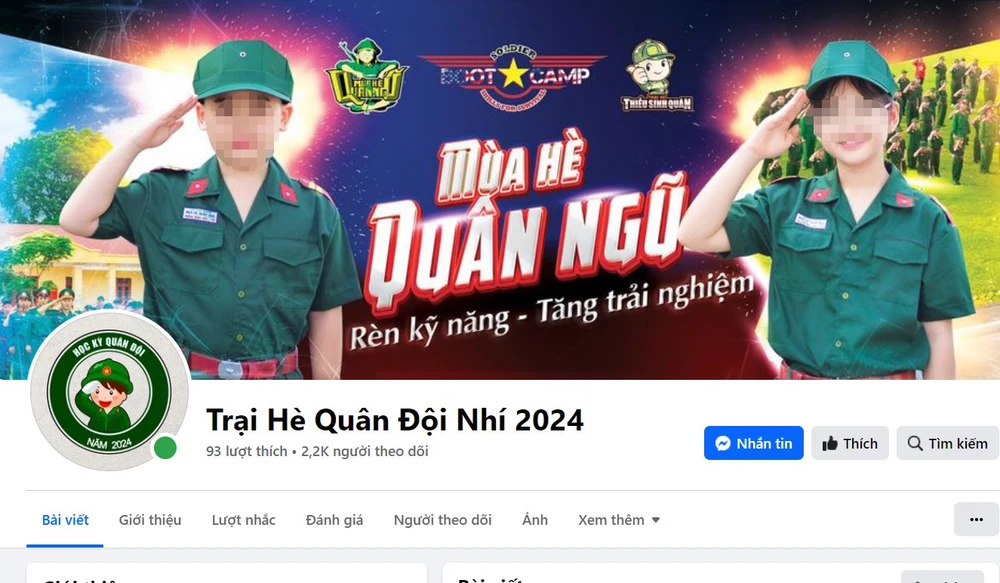Công an khuyến cáo người dân cảnh giác khi tìm hiểu các trang đăng ký trại hè. Ảnh chụp màn hình 1 phụ nữ ở Hà Nội bị lừa hơn 1 tỉ khi đăng kí khóa học 'trại hè' trên mạng cho con