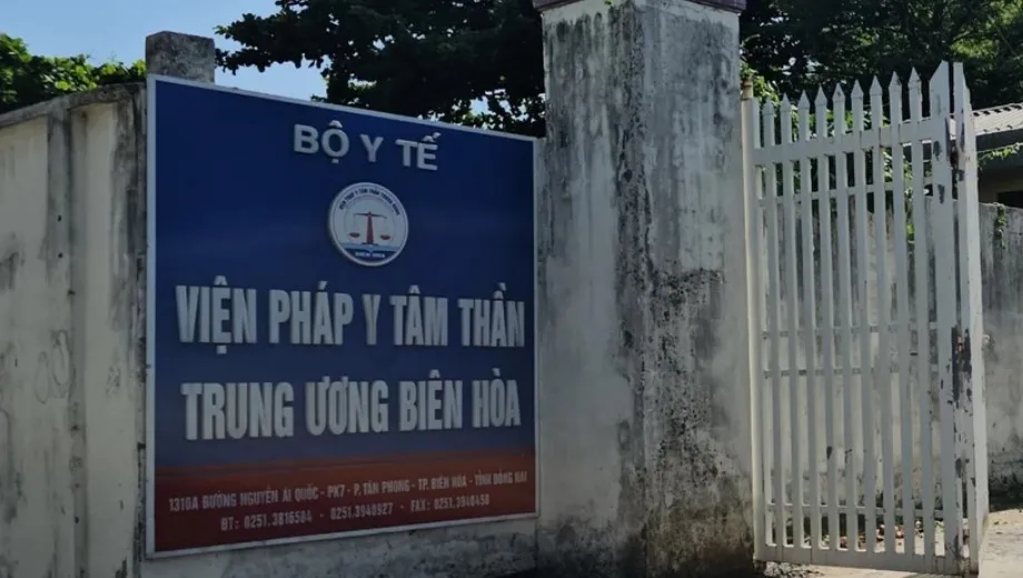 Viện Pháp y tâm thần Trung ương Biên Hòa, có địa chỉ tại phường Tân Phong, TP Biên Hòa. Ảnh: VŨ HỘI. vien-phap-y-tam-than-trung-uong-bien-hoa.jpg