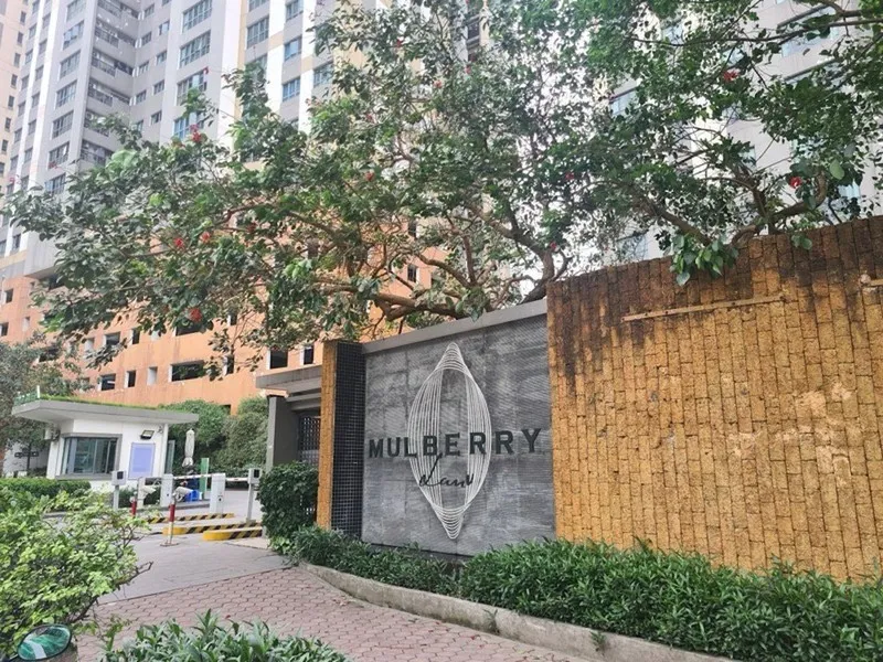 Chung cư Mulberry Lane tại quận Hà Đông, nơi Trang làm thư ký Ban quản trị. Ảnh: CA chung-cu- Mulberry Lane.jpg