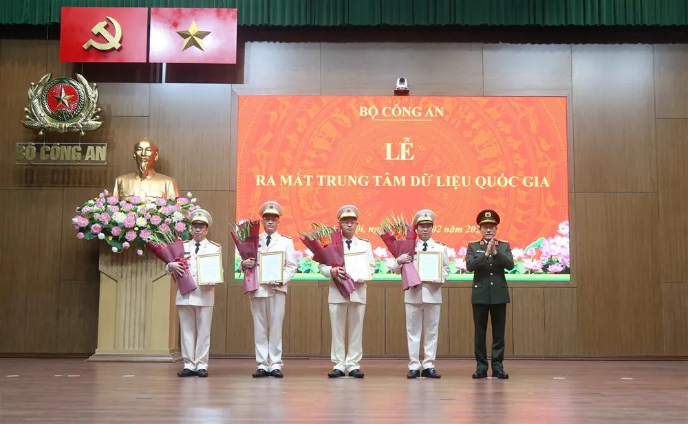 Bộ Công an ra mắt Trung tâm dữ liệu quốc gia