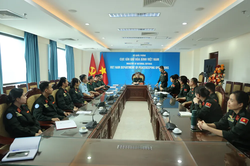 Quang cảnh buổi làm việc. Ảnh CA bo-cong-an (5).JPG