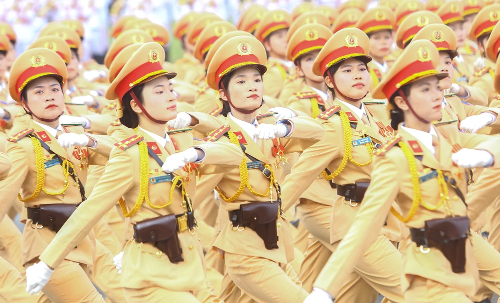 Công an Hà Nội phân luồng giao thông phục vụ diễu binh, diễu hành dịp 2-9