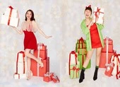 Kaity Nguyễn cùng hội chị em tụ họp dịp cuối năm đón Noel