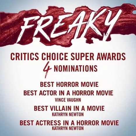 Freaky xuất sắc nhận 4 đề cử giải Critics Choice Super Awards ảnh 1 Freaky xuất sắc nhận 4 đề cử giải Critics Choice Super Awards ảnh 1