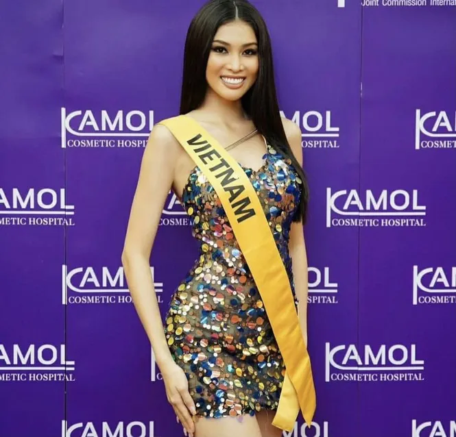 Ngọc Thảo mặc trang phục lộng lẫy bước vào vòng phỏng vấn ảnh 5 Ngọc Thảo mặc màu vàng 'phong thuỷ' cực lộng lẫy bước vào vòng phỏng vấn ở Miss Grand - ảnh 10