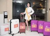 Người đẹp Ái Nhi rạng rỡ lên đường sang Ai Cập dự thi Miss Intercontinental