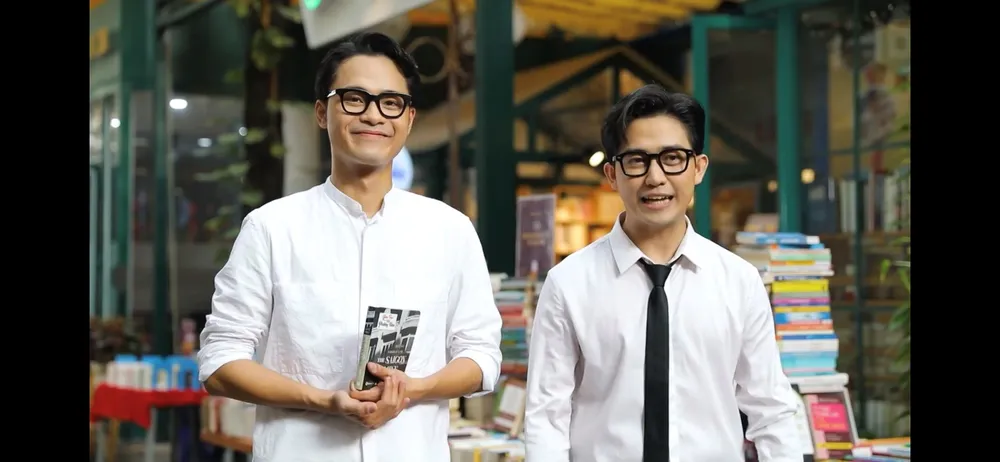 Theo chân Huỳnh Thanh Trực và MC Quốc Bảo khám phá Đường sách Nguyễn Văn Bình ảnh 5