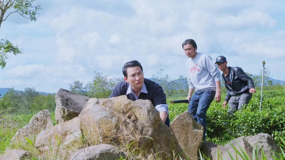 Kì Quý bị đàn em ông Kha phục kích. Ảnh: SV Kì Quý bị đàn em ông Kha phục kích. Ảnh: SV