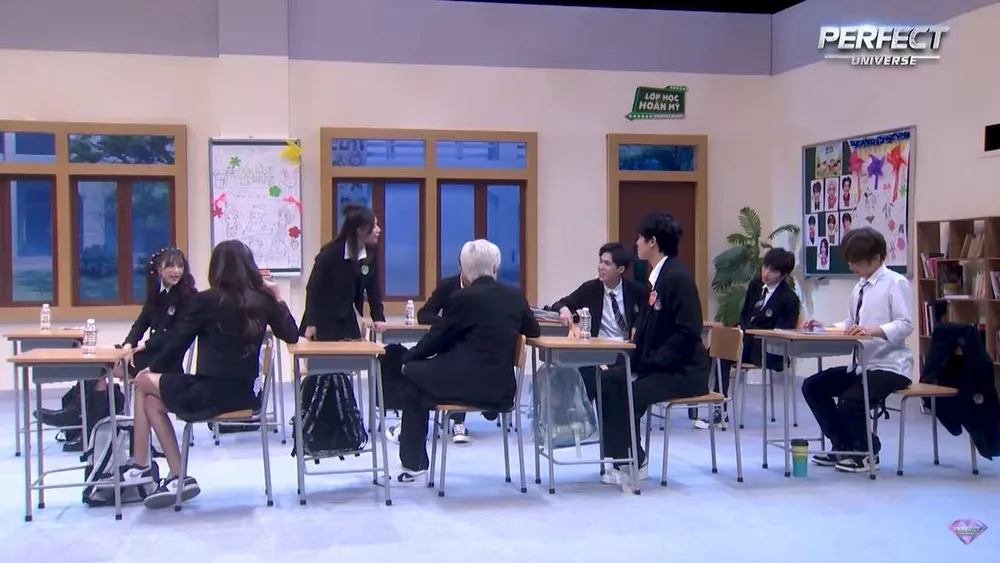 Hình ảnh trong lớp học.