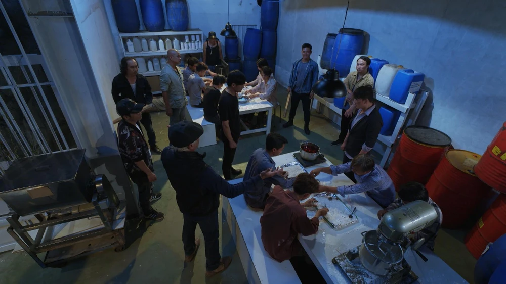 Phía trong địa bàn sản xuất ông Kha.