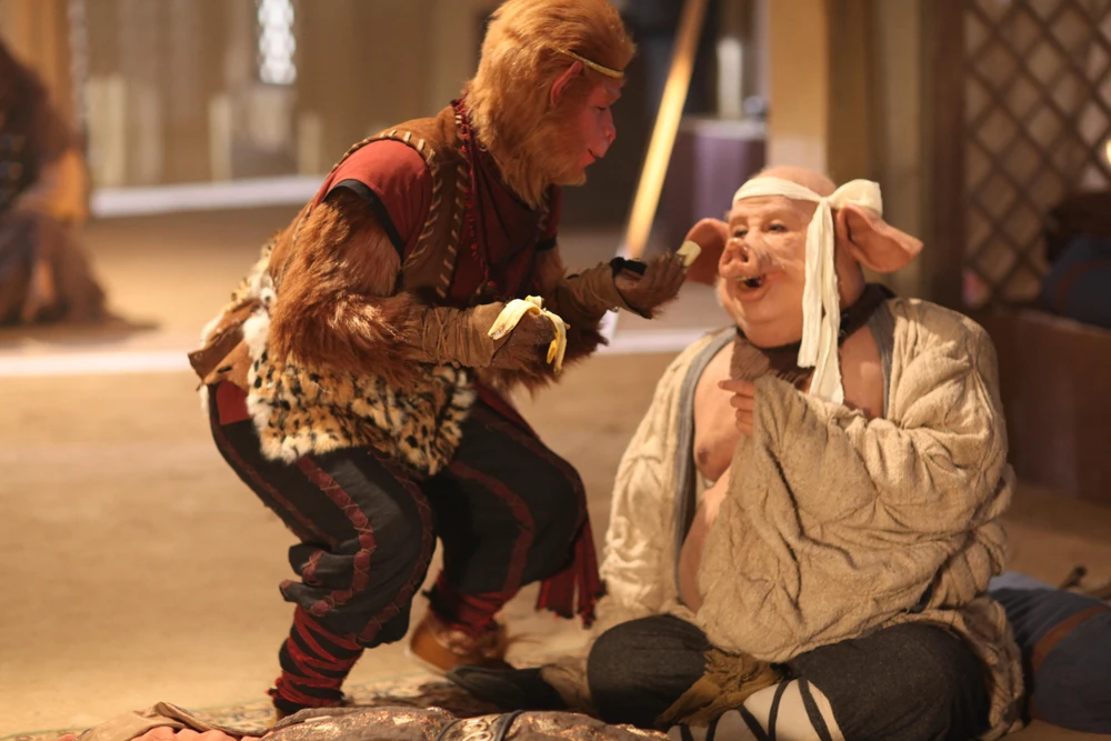 Hình ảnh Tôn Ngộ Không và Chư Bát Giới.